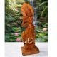 Handcrafted Wood Krishna Statue for Pooja Decor